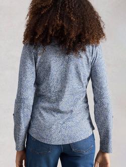 White Stuff Phoebe Abstract Tunic Top, Green/Multi - view 2, Green/Multi