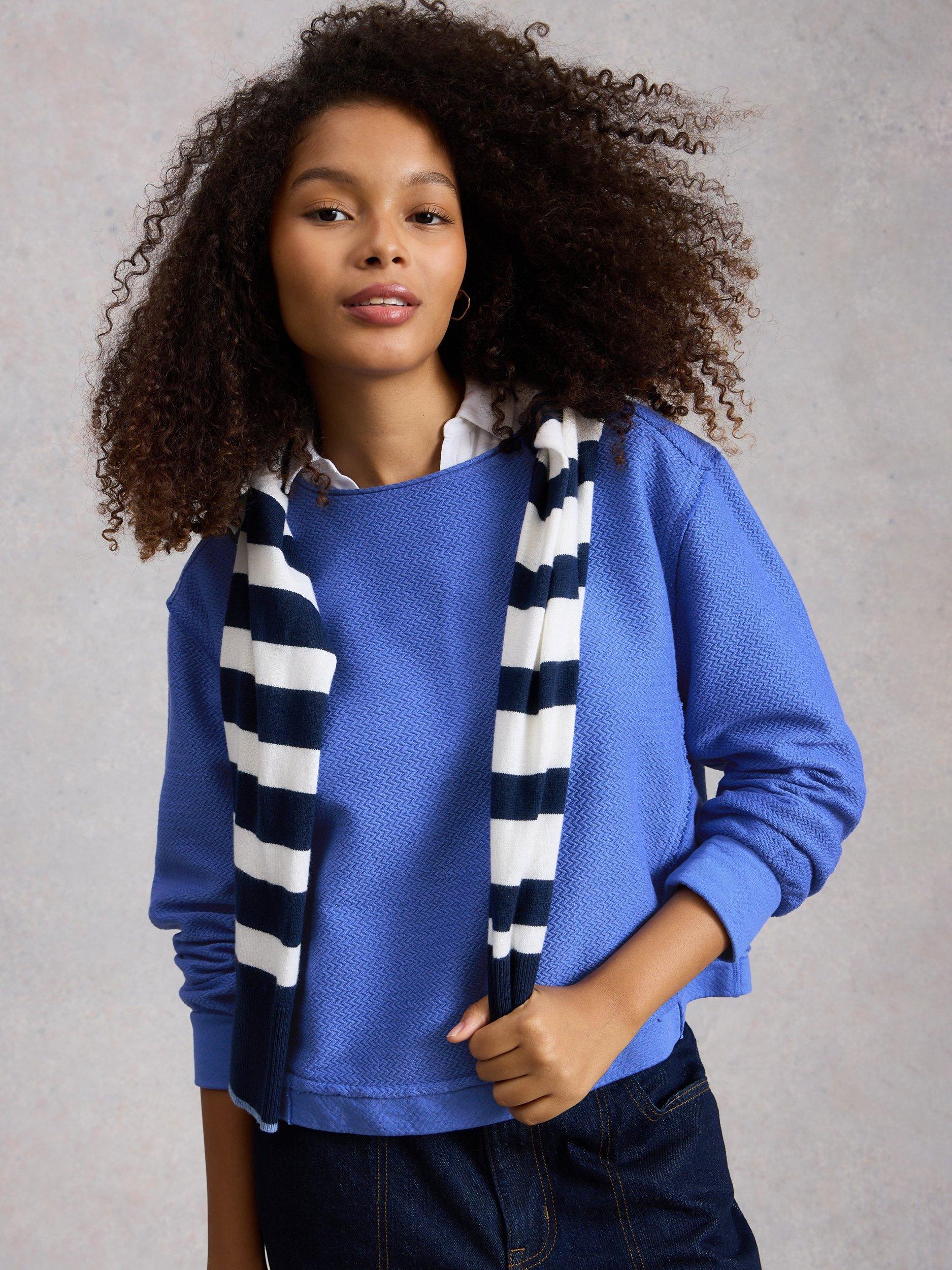 Product image 4 of 6, which shows White Stuff Rachel Ruched Yoke T-Shirt, White, 6