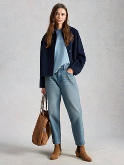 White Stuff Freya Weekend Straight Leg Jeans, Light Blue, Light Blue