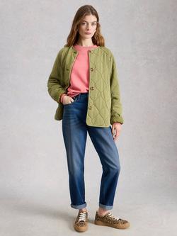 White Stuff Freya Weekend Straight Jeans, Dark Blue, Dark Blue