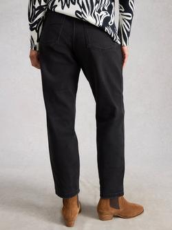 White Stuff Freya Organic Cotton Blend Jeans - view 2, Washed Black