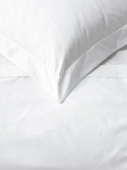 John Lewis Egyptian Cotton Percale Easy Care 400 Thread Count Bedding - view 2, White