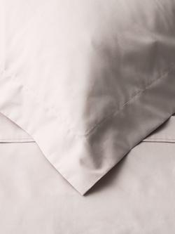 John Lewis Egyptian Cotton Percale Easy Care 400 Thread Count Bedding - view 2, Pink Tint