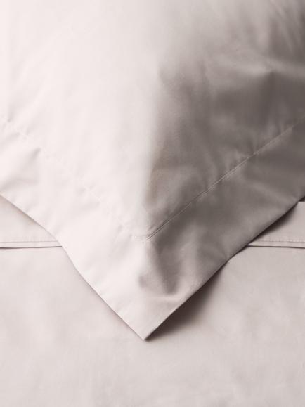 John Lewis Egyptian Cotton Percale Easy Care 400 Thread Count Bedding - view 2, Pink Tint