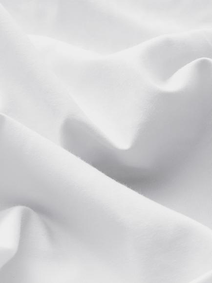 John Lewis Egyptian Cotton Percale Easy Care 400 Thread Count Flat Sheet - view 2, White