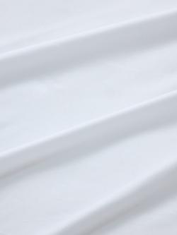 John Lewis Egyptian Cotton Percale Easy Care 400 Thread Count Fitted Sheet - view 2, White