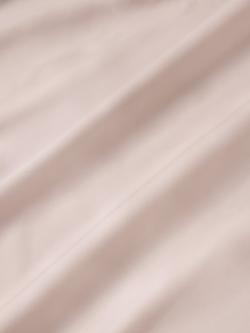 John Lewis Egyptian Cotton Percale Easy Care 400 Thread Count Fitted Sheet - view 2, Pink Tint