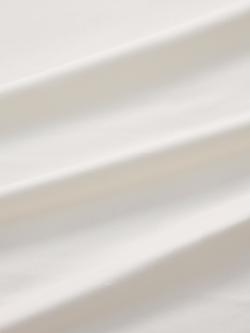 John Lewis Egyptian Cotton Percale Easy Care 400 Thread Count Fitted Sheet - view 2, Cream