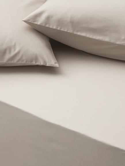 John Lewis Egyptian Cotton Sateen 600 Thread Count Deep Fitted Sheet, Cashew