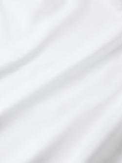 John Lewis Egyptian Cotton Sateen 600 Thread Count Flat Sheet - view 2, White