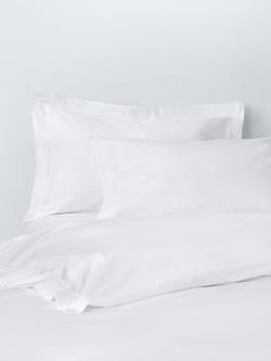 John Lewis Egyptian Cotton Sateen 600 Thread Count Bedding, White
