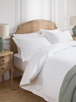 John Lewis Egyptian Cotton Sateen 600 Thread Count Bedding - view 2, White