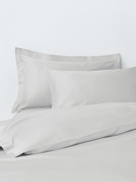 John Lewis Egyptian Cotton Sateen 600 Thread Count Bedding, Light Grey