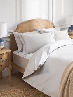 John Lewis Egyptian Cotton Sateen 600 Thread Count Bedding - view 2, Light Grey
