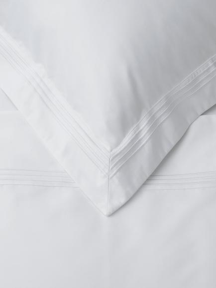 John Lewis Egyptian Cotton Sateen 1200 Thread Count Bedding, White - view 2, White
