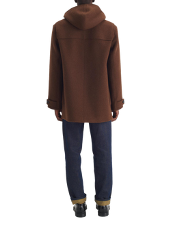 Maison Standards Hampshire Duffle Coat, Dark Brown - view 2, Dark Brown