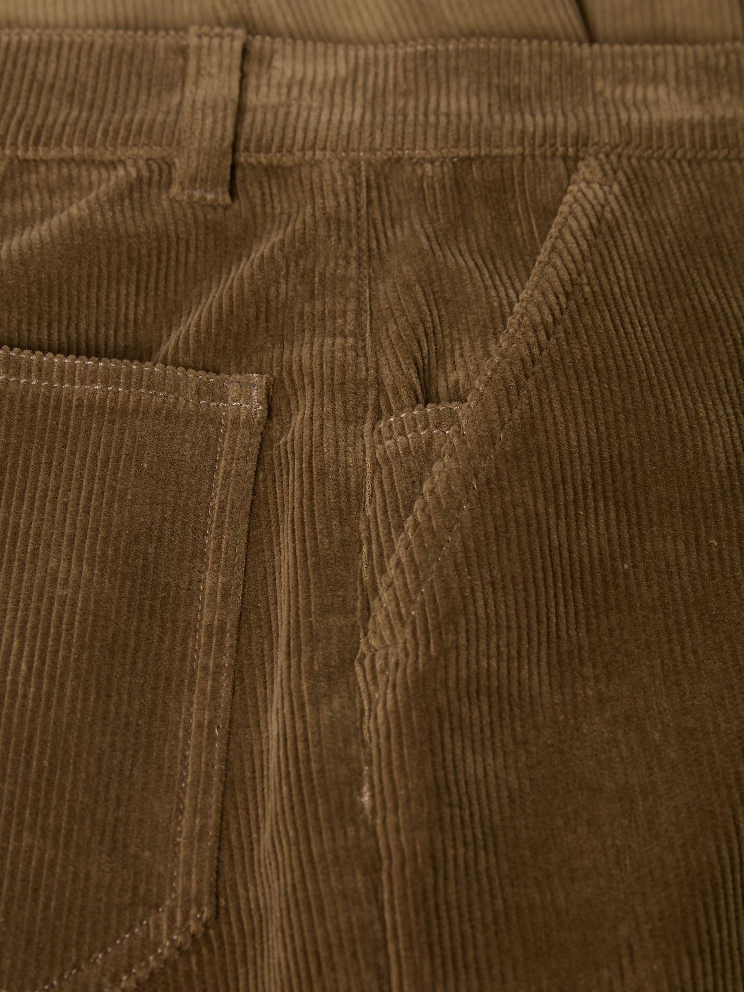 Product image 7 of 7, which shows Maison Standards Cadix Velvet Trousers, Dark Beige, 28R