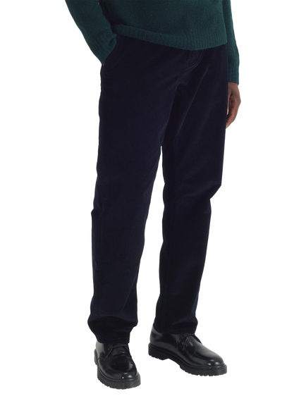 Maison Standards Cadix Velvet Trousers, Navy, Navy