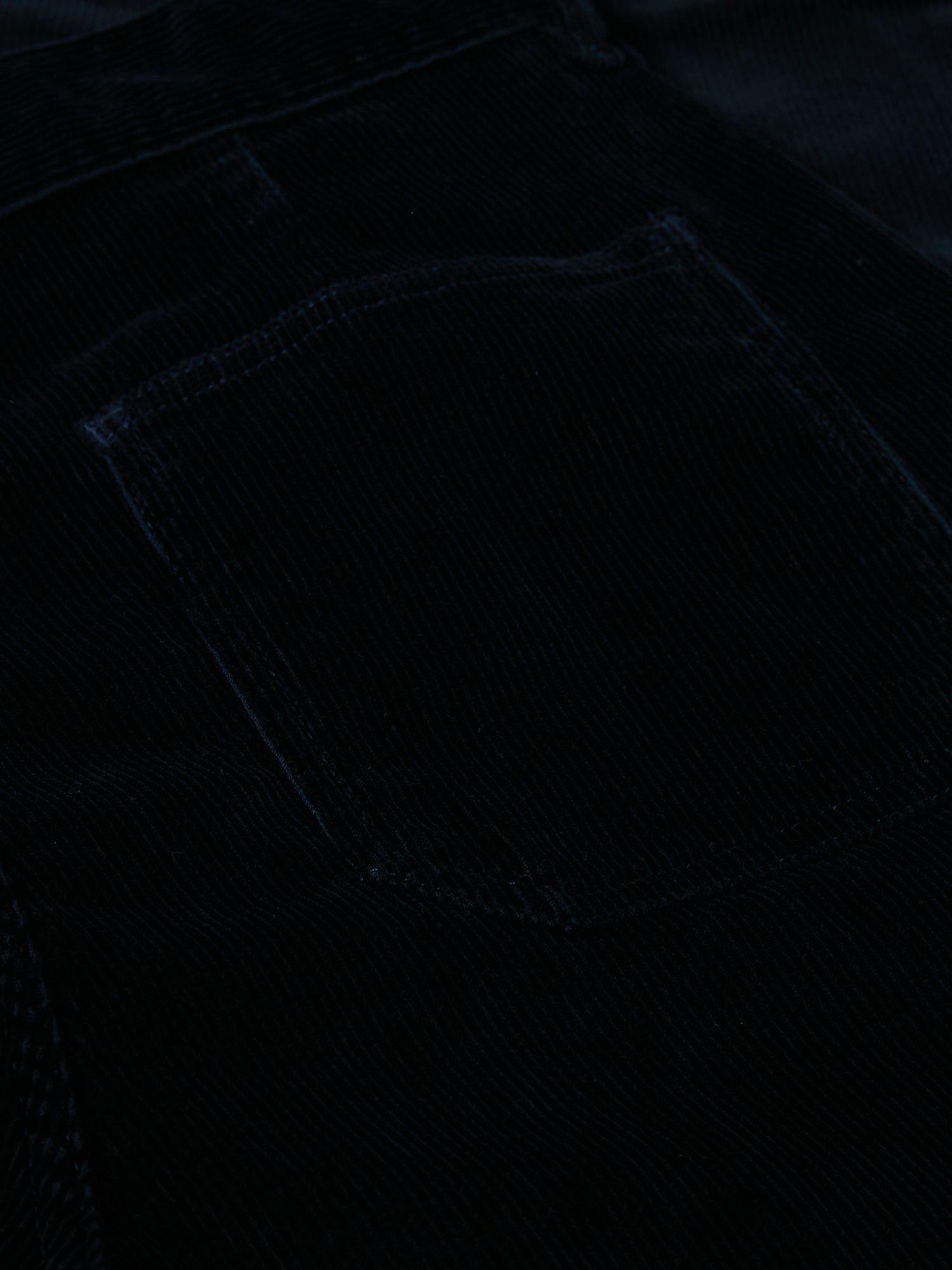 Product image 7 of 7, which shows Maison Standards Cadix Velvet Trousers, Navy, 28R