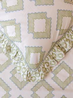 TBCo Diamond Cotton Duvet Cover Set - view 2, Green