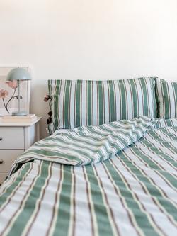 TBCo Stripe Duvet Cover Set, Blue Stripe