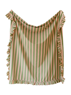 TBCo Stripe Duvet Cover Set, Green - view 2, Green Stripe