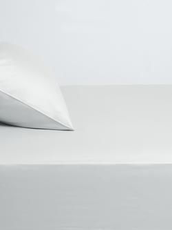 John Lewis Temperature Balancing Cotton 400 Thread Count Deep Fitted Sheet, Light Grey