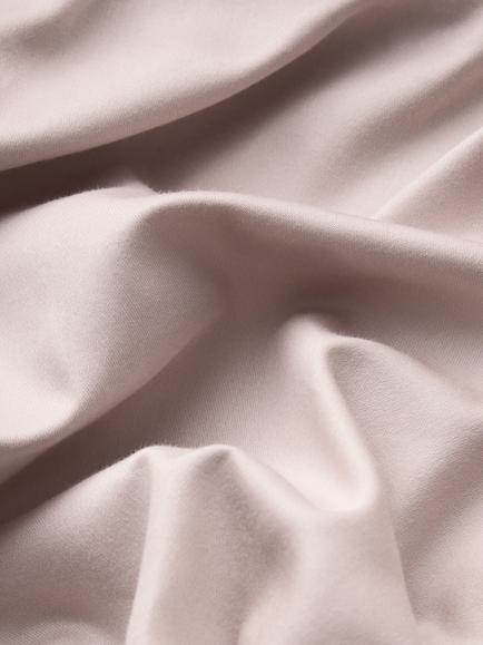 John Lewis Temperature Balance Cotton Sateen 400 Thread Count Fitted Sheet - view 2, Pink Tint