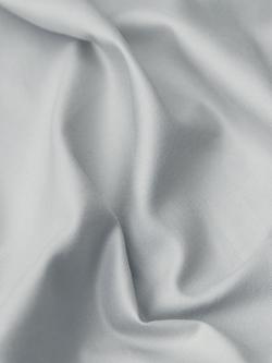 John Lewis Temperature Balance Cotton Sateen 400 Thread Count Fitted Sheet - view 2, Light Grey