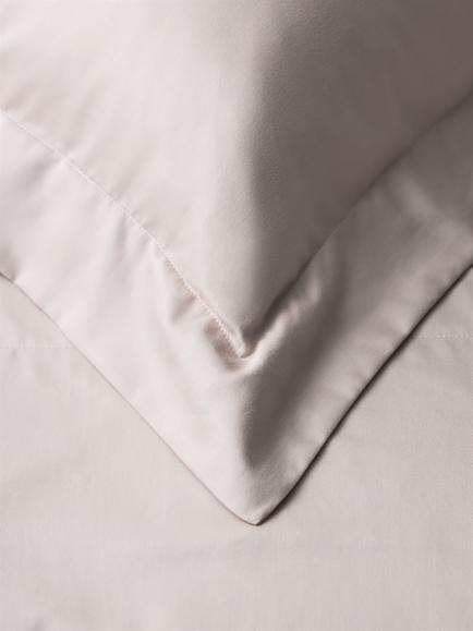 John Lewis Temperature Balance Cotton Sateen 400 Thread Count Bedding - view 2, Pink Tint