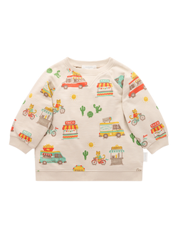 Purebaby Baby Siesta Jumper, Taco Truck Print, Taco Truck Print
