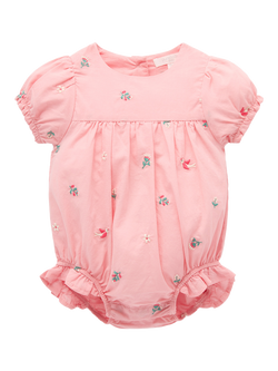 Purebaby Baby Swallow Embroidered Bodysuit, Swallow Broderie, Swallow Broderie