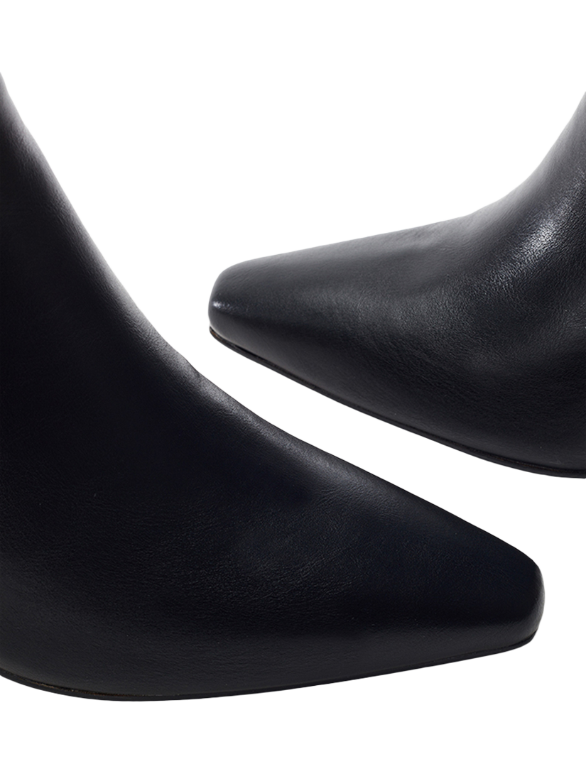 Product image 3 of 4, which shows Moda in Pelle Opalia Square Toe Ankle Boots, Black, 3