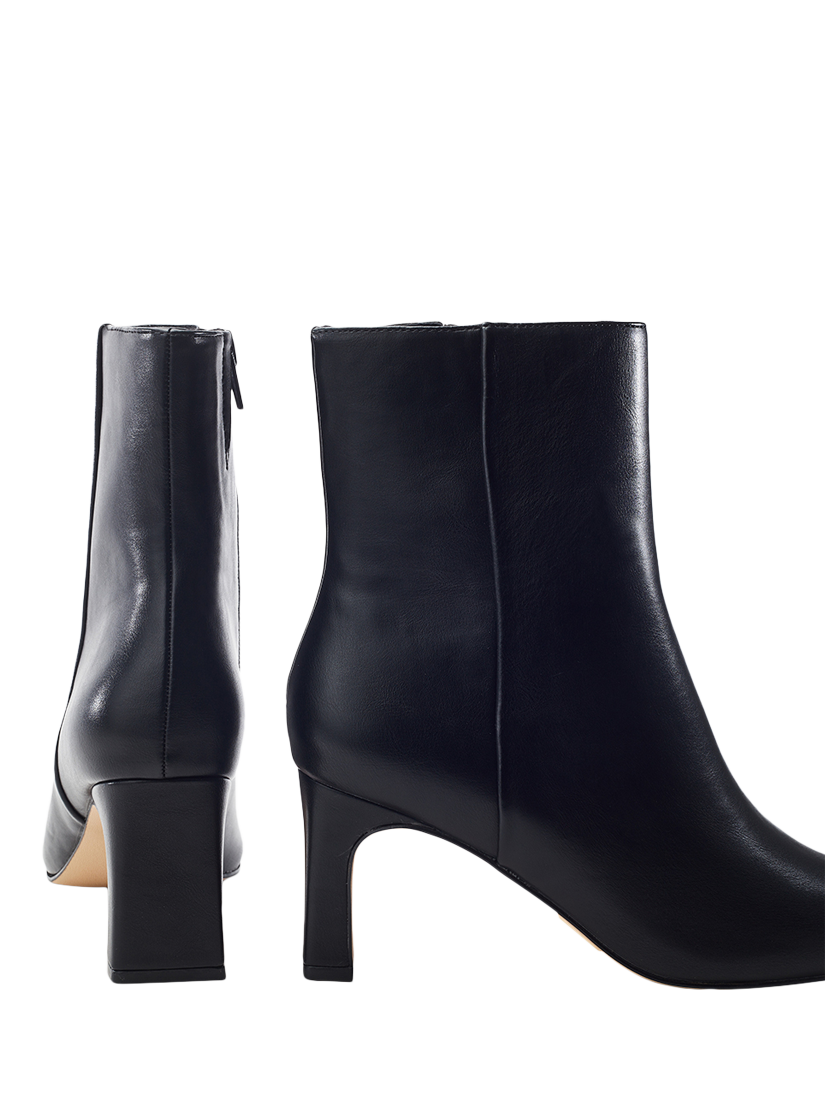 Product image 4 of 4, which shows Moda in Pelle Opalia Square Toe Ankle Boots, Black, 3