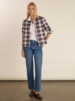 Baukjen Hailey Plaid Check Shirt, Navy/Pink - view 2, Navy/Pink