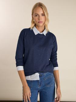 Baukjen Alexandra Colour Contrast Top, Deep Indigo - view 2, Deep Indigo