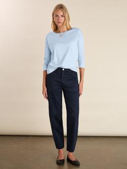 Baukjen Montrose Relaxed Jersey Top, Ice Blue - view 2, Ice Blue