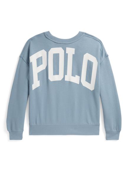 Ralph Lauren Kids' Polo Back Print Sweatshirt, Multi - view 2, Multi
