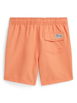 Ralph Lauren Kids' Traveller Swim Trunks, Poppy - view 2, Poppy