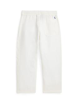 Ralph Lauren Kids' Pure Linen Drawstring Beach Trousers, White - view 2, White