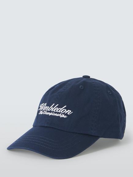 Ralph Lauren Kids' Wimbledon 2026 Woven Cap, Navy, Navy