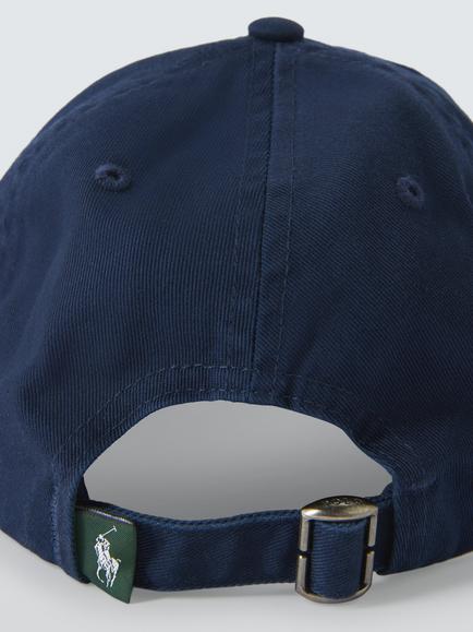 Ralph Lauren Kids' Wimbledon 2026 Woven Cap, Navy - view 2, Navy