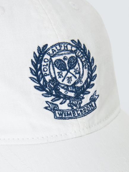 Ralph Lauren Kids' Wimbledon 2026 Ball Cap, White - view 2, White