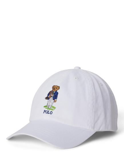 Ralph Lauren Kids' Wimbledon 2026 Polo Bear Cap, White, White