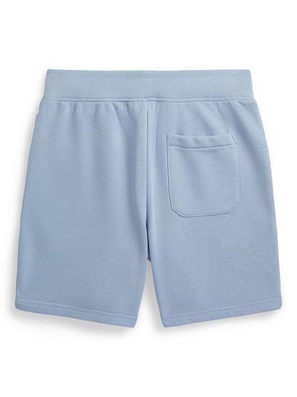 Ralph Lauren Kids' French Terry Drawstring Shorts, Estate Blue - view 2, Estate Blue