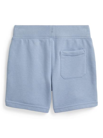 Ralph Lauren Kids' French Terry Drawstring Shorts, Estate Blue - view 2, Estate Blue