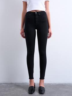 Topshop Jamie Skinny Jeans, Black, Black