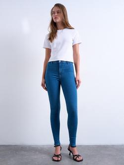 Topshop Joni Skinny Ankle Jeans - view 2, Blue
