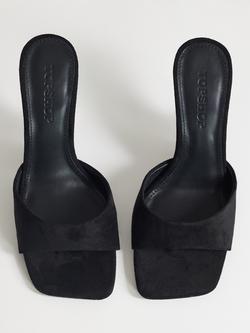 Topshop Esme Wedge Heel Sandals, Black - view 2, Black