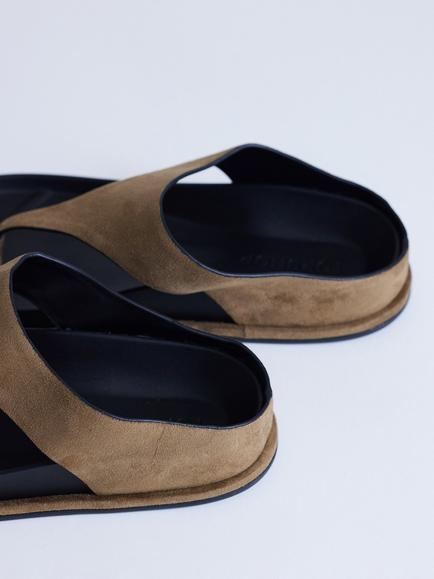 Topshop Angela Toe Post Sandals, Khaki - view 2, Khaki